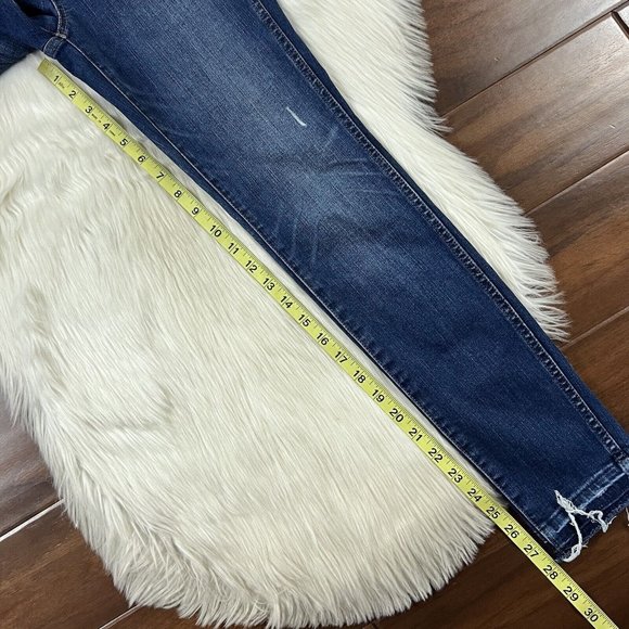 Madewell Women's Size 24 Exposed Button 10” High Rise Skinny Denim Jeans‎ H6319 - Picture 5 of 9